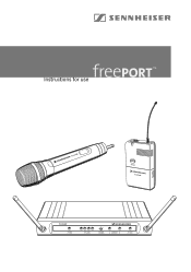 Sennheiser freePORT Instrument Set Instructions for Use
