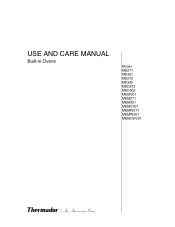 Thermador MEMCW301ES User Manual