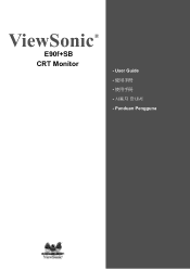 ViewSonic E90FSB User Manual