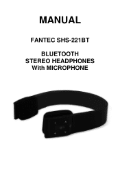 Fantec SHS-221BT-WT Manual