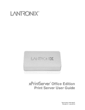 Lantronix xPrintServer - Office User Guide