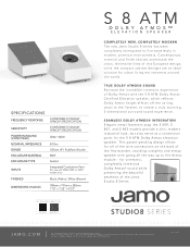 Jamo S 8 ATM Cut Sheet