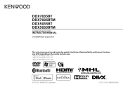 Kenwood DDX7035BTM Operation Manual