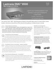 Lantronix EMG 8500 EMG 8500 Product Brief