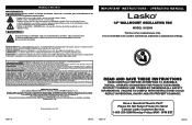 Lasko M12900 User Manual