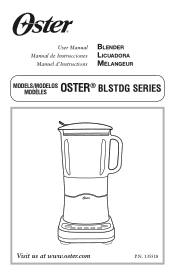 Oster BLSTDG Manual
