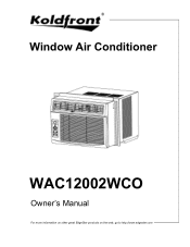 EdgeStar WAC12002WCO Owners Manual