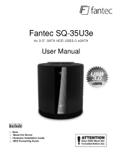 Fantec SQ-35U3e Manual