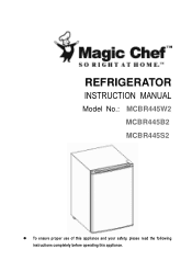 Magic Chef MCBR445B2 User Manual