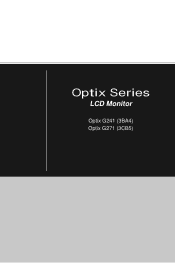 MSI Optix G241 User Manual