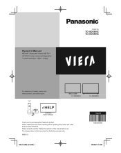 Panasonic TC-58DX800 Owners Manual