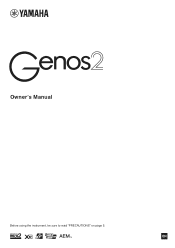 Yamaha Genos2 Genos2 Owners Manual