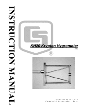 Campbell Scientific KH20 KH20 Krypton Hygrometer
