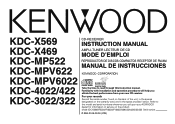 Kenwood KDC-MP522 Instruction Manual