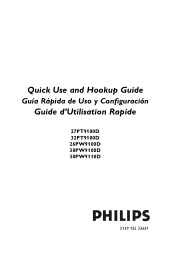 Philips 26PW9100D Quick start guide