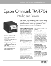 Epson TM-T70-i Product Data Sheet