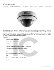 IC Realtime ICR-650-VD Product Datasheet