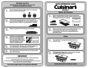 Cuisinart GR-4NP1 Quick Reference