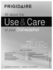 Frigidaire FFPD1821MB Complete Owner's Guide (English)