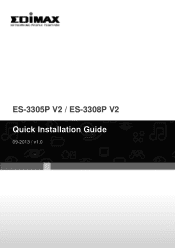 Edimax ES-3308P V2 Quick Install Guide