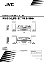 JVC FS-SD7 Instruction Manual