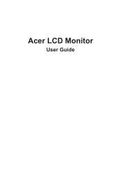 Acer VG270UA User Manual