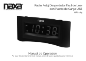 Naxa NRC-165 NRC-165 manual - Español