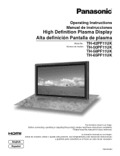 Panasonic TH-65PF11UK 42' Industrial Plasm Tv - Spanish