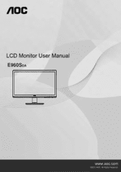 AOC e960Sda User's manual_e960Sda