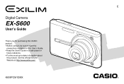 Casio EX-S600EO Owners Manual