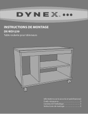 Dynex DX-WD1239 User Guide (French)