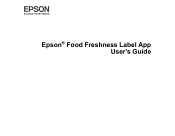 Epson TM-L90 Plus-i LFC Users Guide - EPSON Food Freshness Label Application