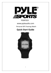 Pyle PSGP310GN Quick Start Guide