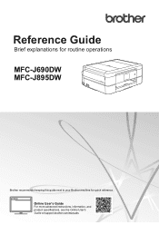 Brother International MFC-J895DW Reference Guide
