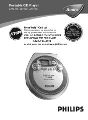 Philips AZT3202 User manual