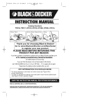 Black & Decker TR017 1 Instruction Manual