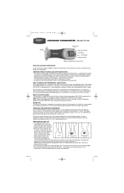 HoMedics TU-100 User Manual