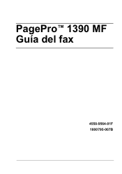 Konica Minolta pagepro 1390MF pagepro 1390MF Facsimilie User Manual Spanish