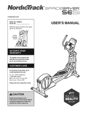 nordic 450 elliptical manual