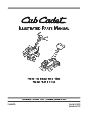 Cub Cadet RT 65 H Garden Tiller Parts Guide