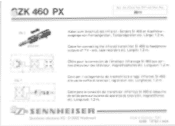 Sennheiser GZK 460 PX Instructions for Use