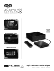 Lacie LaCinema Mini HD Connect Datasheet