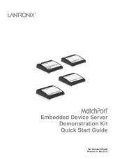 Lantronix MatchPort b/g Pro MatchPort - DemoKit Quick Start Guide