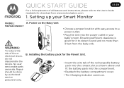 Motorola MBP164CONNECT Quick Start Guide