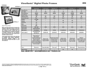 ViewSonic DPX704WH Digital Photo Frame Product Comparison Guide