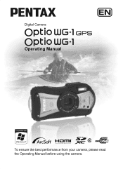 Pentax Optio WG-1 Black Optio WG-1 Black Optio WG-1 Manual
