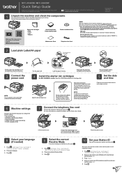 Brother International MFC-J6545DWXL Quick Setup Guide