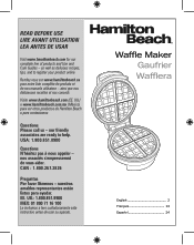 Hamilton Beach 26072 Use and Care Manual