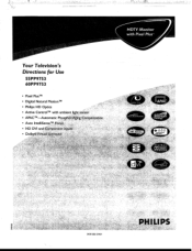 Philips 55PP9753 User manual