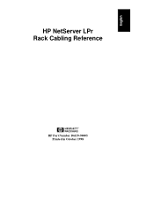 HP D7171A HP Netserver LPr Rack Cabling Guide